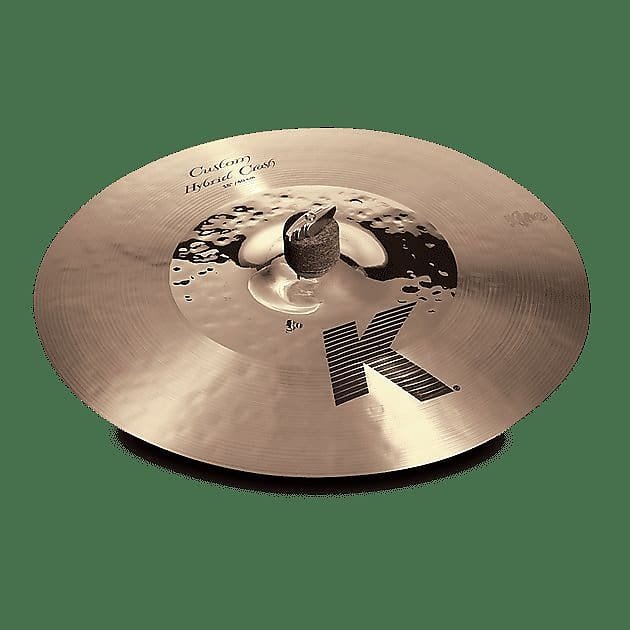 Cymbale crash hybride Zildjian K1219 19" K Custom avec lien vidéo